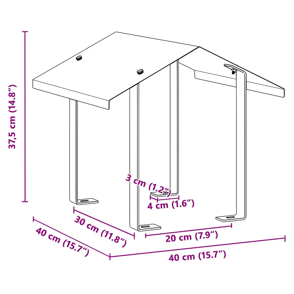 Cappa Camino Argento 40 x 40 x 37,5 cm Acciaio inossidabile | homemem39