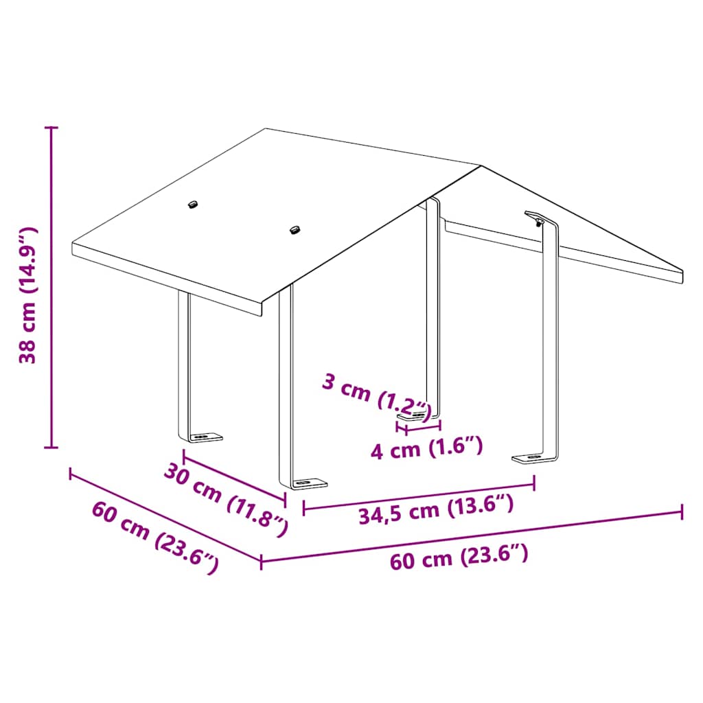 Cappa Camino Argento 60 x 60 x 38 cm Acciaio inossidabile