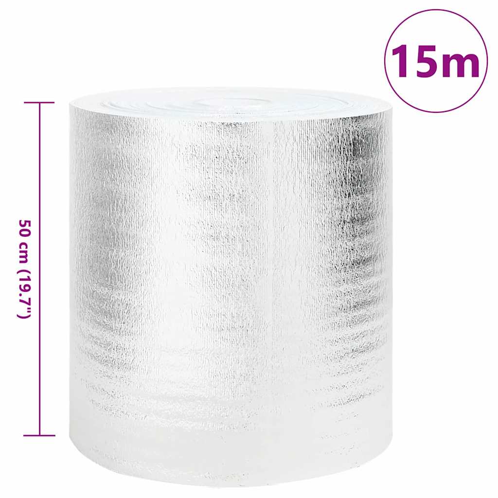 Riflettore di calore per termosifoni Argento 15 x 0,5 m | homemem39