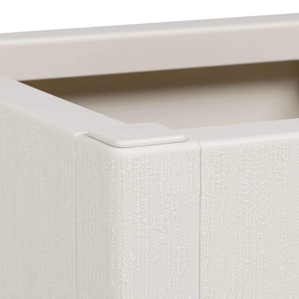 Vaso da giardino Bianco 36 x 36 x 35 cm Polipropilene
