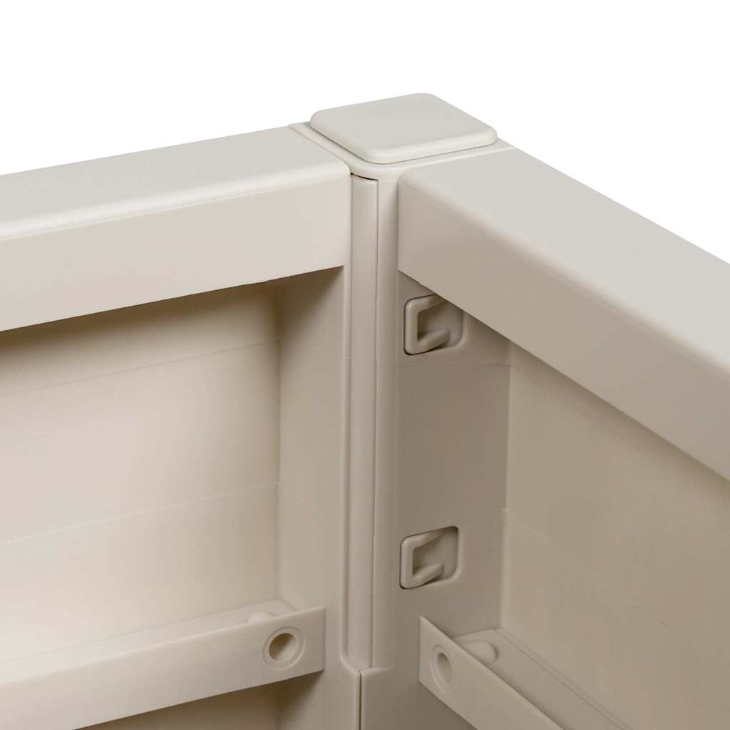 Vaso da giardino Bianco 36 x 36 x 35 cm Polipropilene