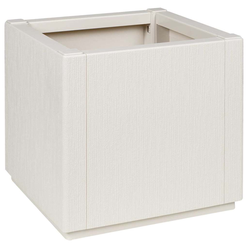 Vaso da giardino Bianco 36 x 36 x 35 cm Polipropilene