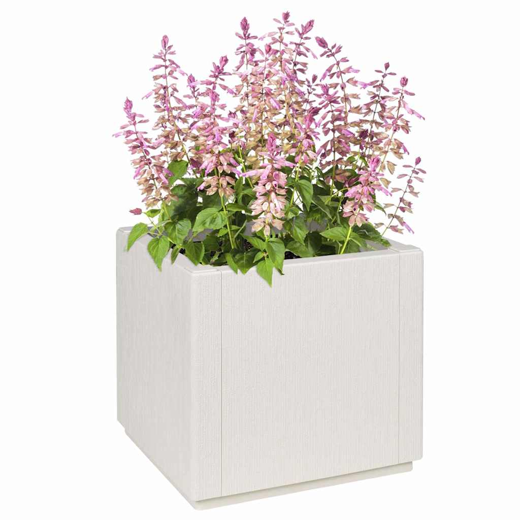 Vaso da giardino Bianco 36 x 36 x 35 cm Polipropilene