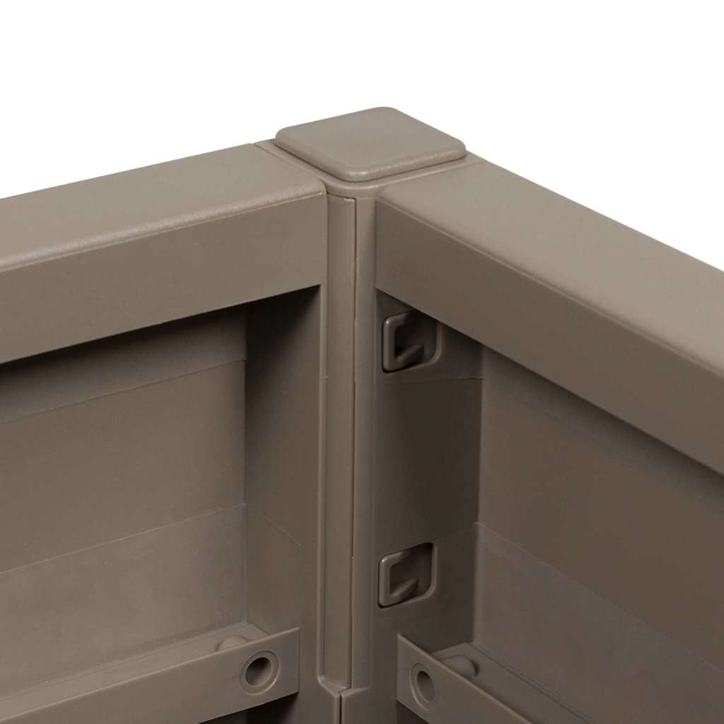 Vaso da giardino Grigio 36 x 36 x 35 cm Polipropilene