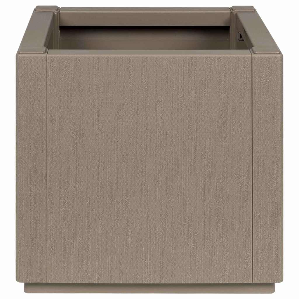 Vaso da giardino Grigio 36 x 36 x 35 cm Polipropilene