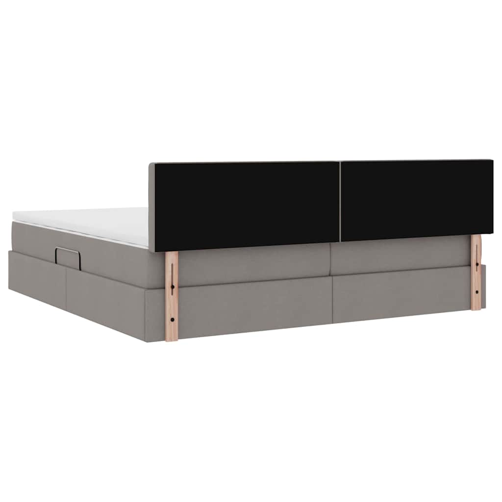 Letto con contenitore e materasso Talpa 200 x 200 cm Velluto