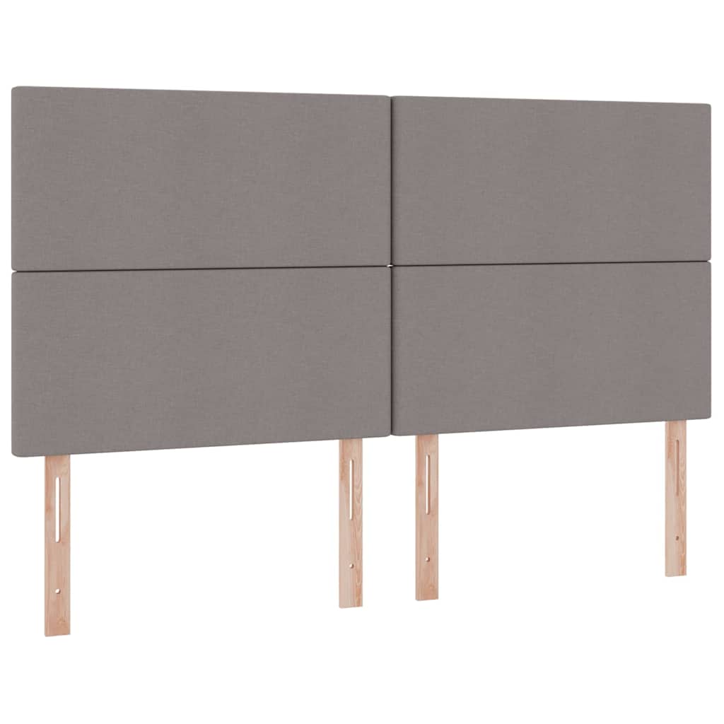 Letto con contenitore LED e materasso Tortora 180 x 200 cm