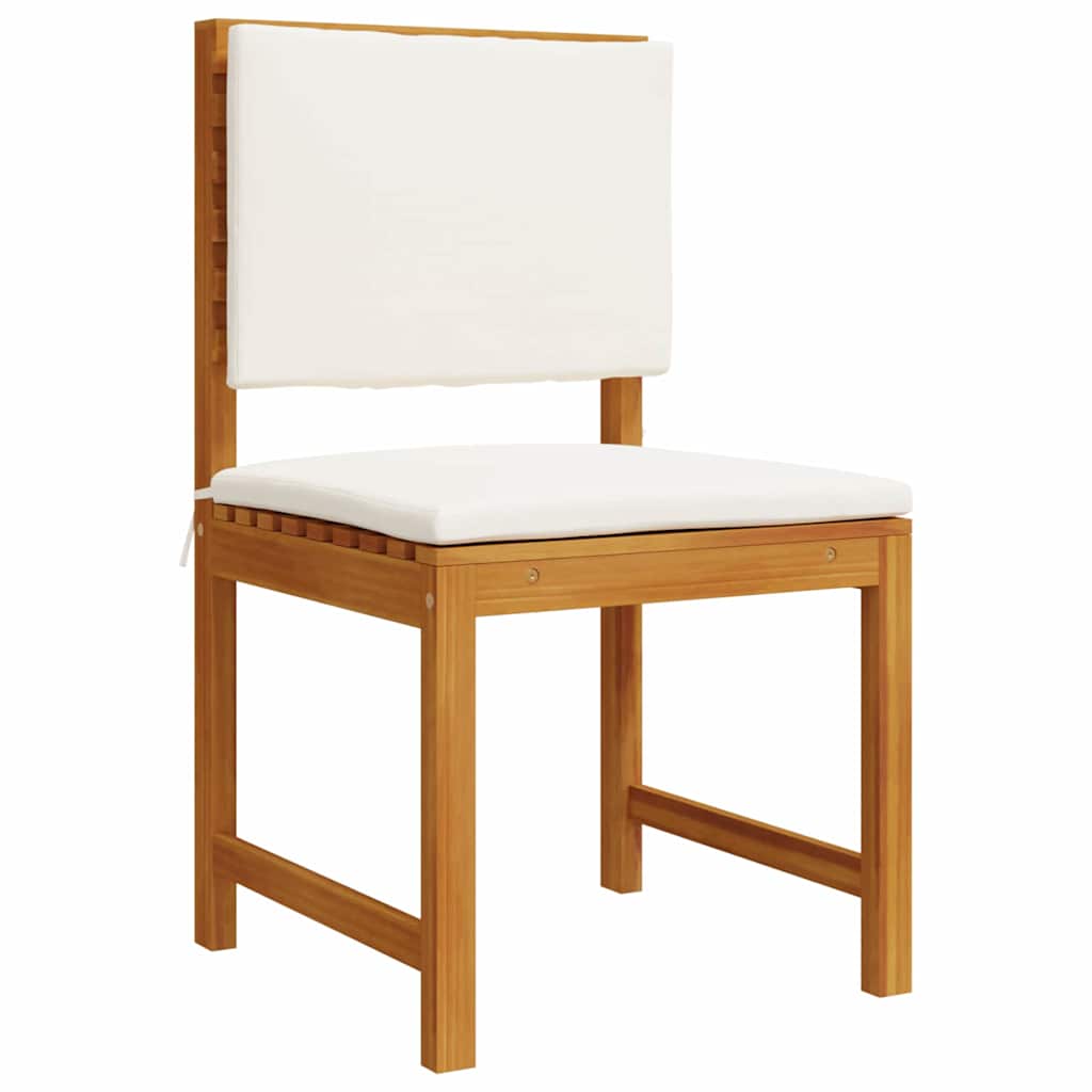 Set Bistro da Giardino 4 pcs Marrone legno massello di acacia