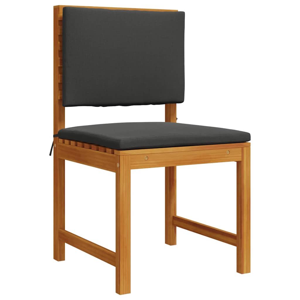 Set Bistro da Giardino 5 pcs Marrone legno massello di acacia