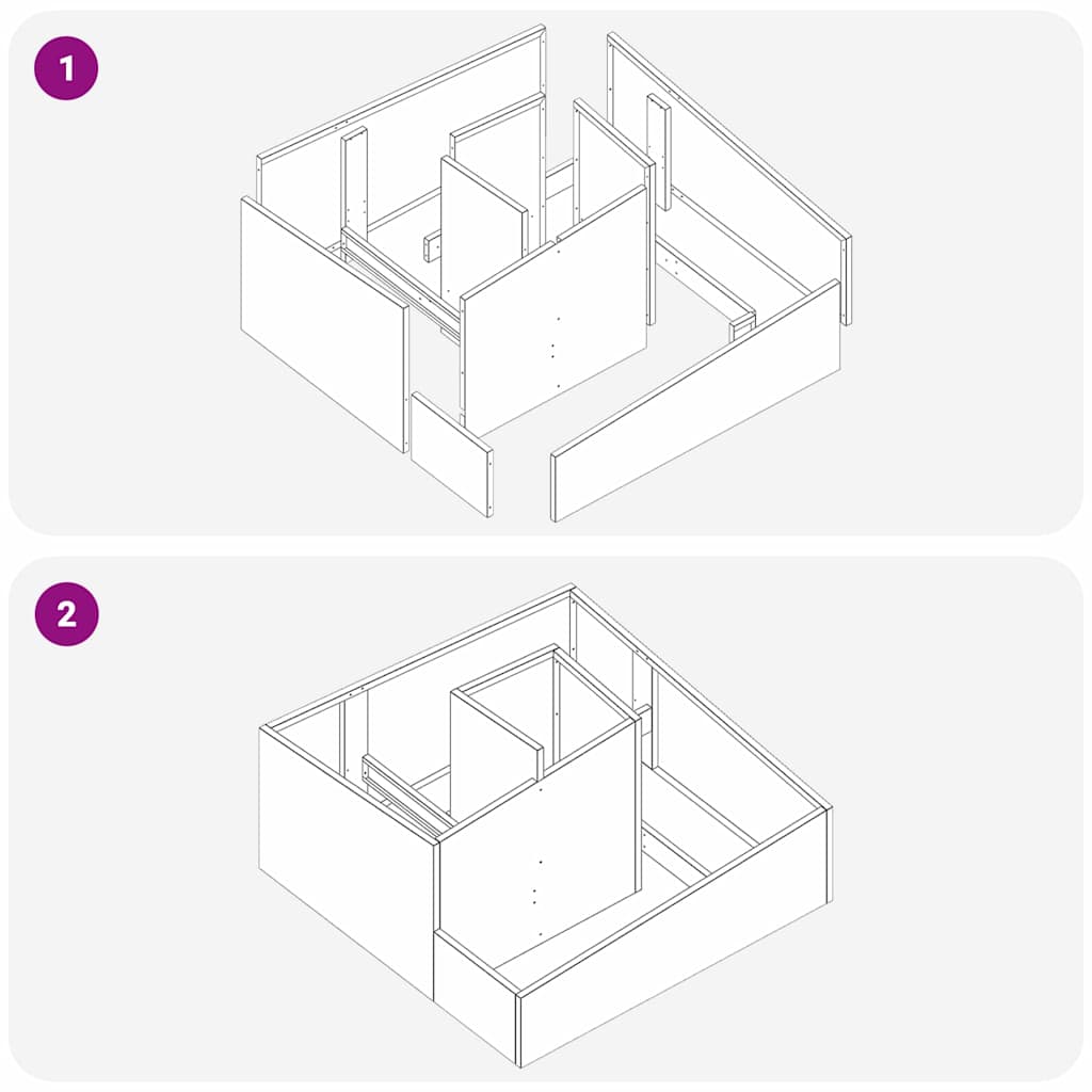 Vaso da giardino Argento 80 x 80 x 50 cm Acciaio zincato
