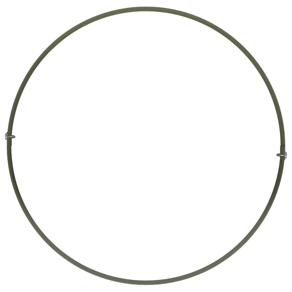 Vasi da giardino 5 pcs Oliver verde 30 x 30 x 20 cm Acciaio