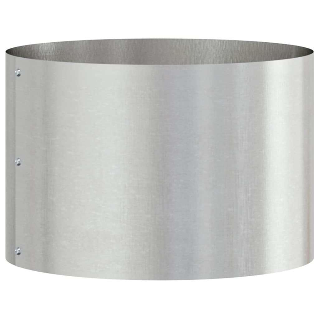 Vasi da giardino 5 pcs Argento 30 x 30 x 20 cm