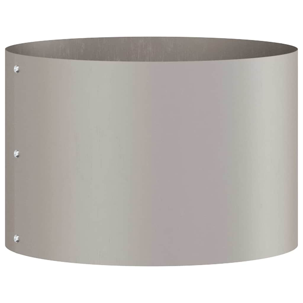 Vasi da giardino 5 pcs Marrone 30 x 30 x 20 cm Acciaio corten
