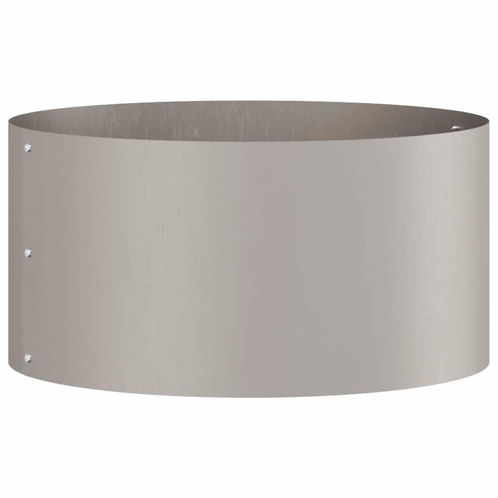 Vaso da giardino Marrone 40 x 40 x 20 cm Acciaio corten