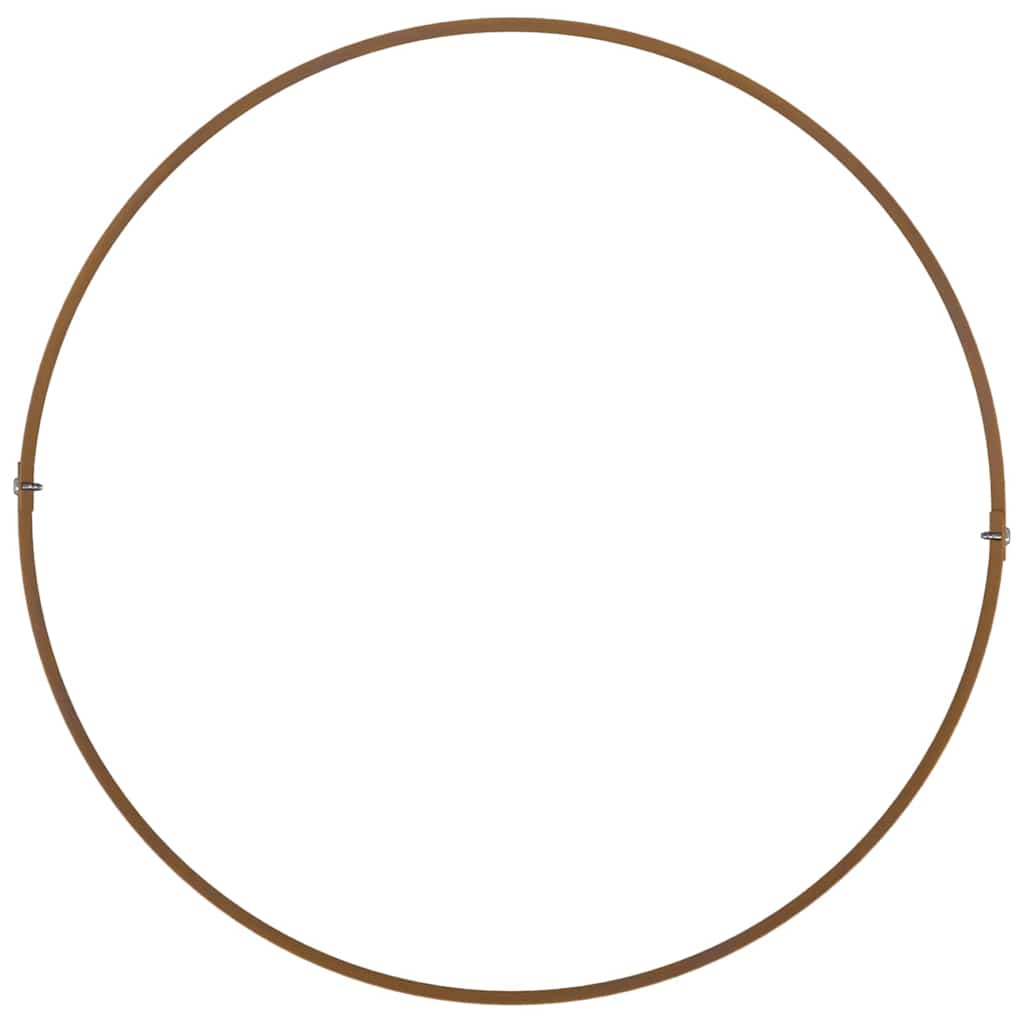 Vaso da giardino Marrone 40 x 40 x 20 cm Acciaio corten