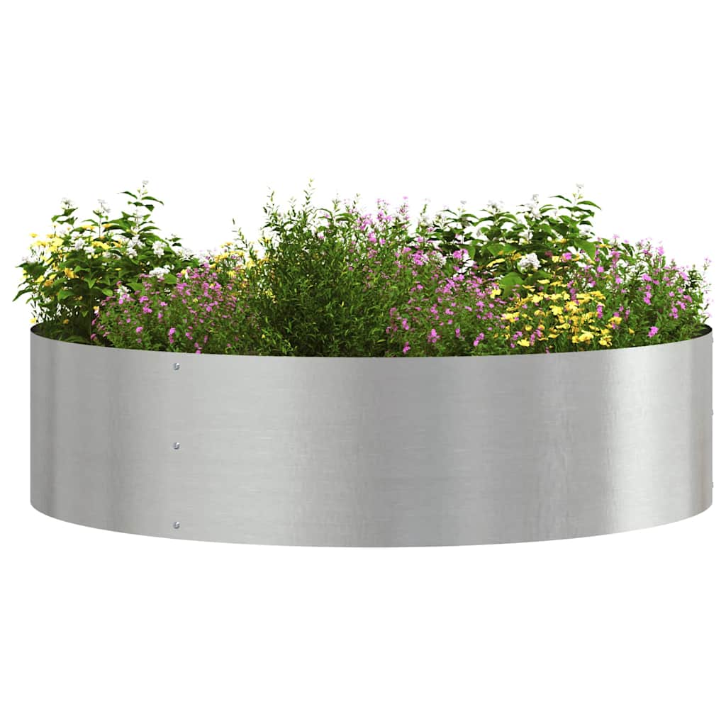 Vasi da giardino 5 pcs Argento 80 x 80 x 20 cm