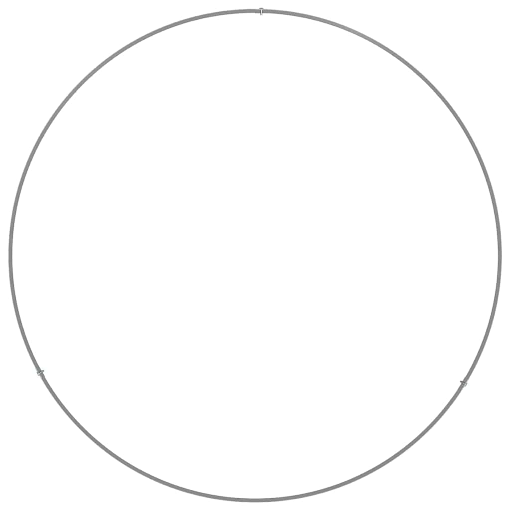 Vaso da giardino Argento 80 x 80 x 20 cm Acciaio zincato