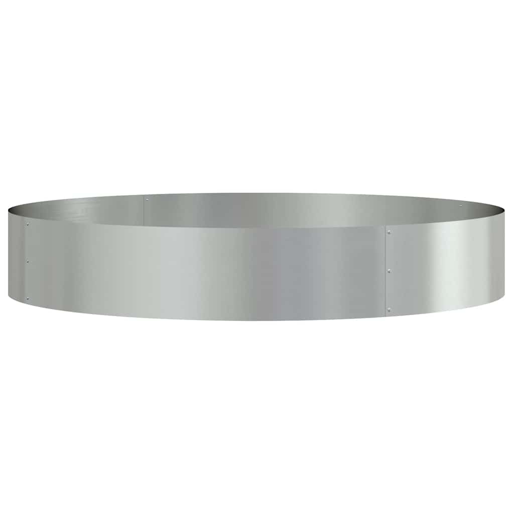 Vaso da giardino Argento 120 x 120 x 20 cm Acciaio zincato