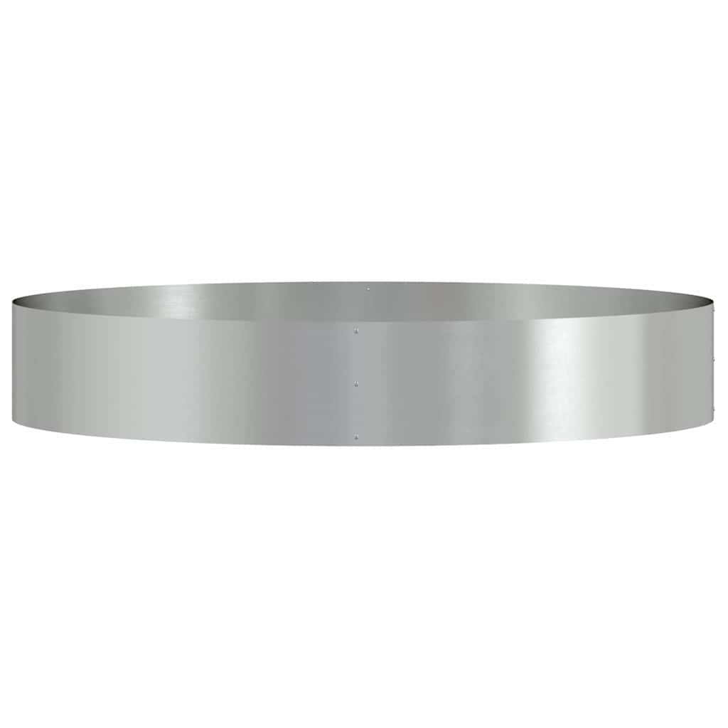 Vaso da giardino Argento 120 x 120 x 20 cm Acciaio zincato