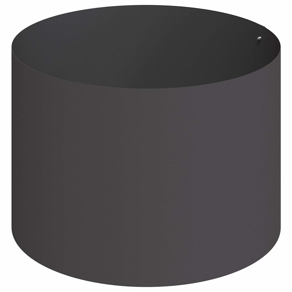Vaso da giardino Nero 90 x 90 x 20 cm Acciaio
