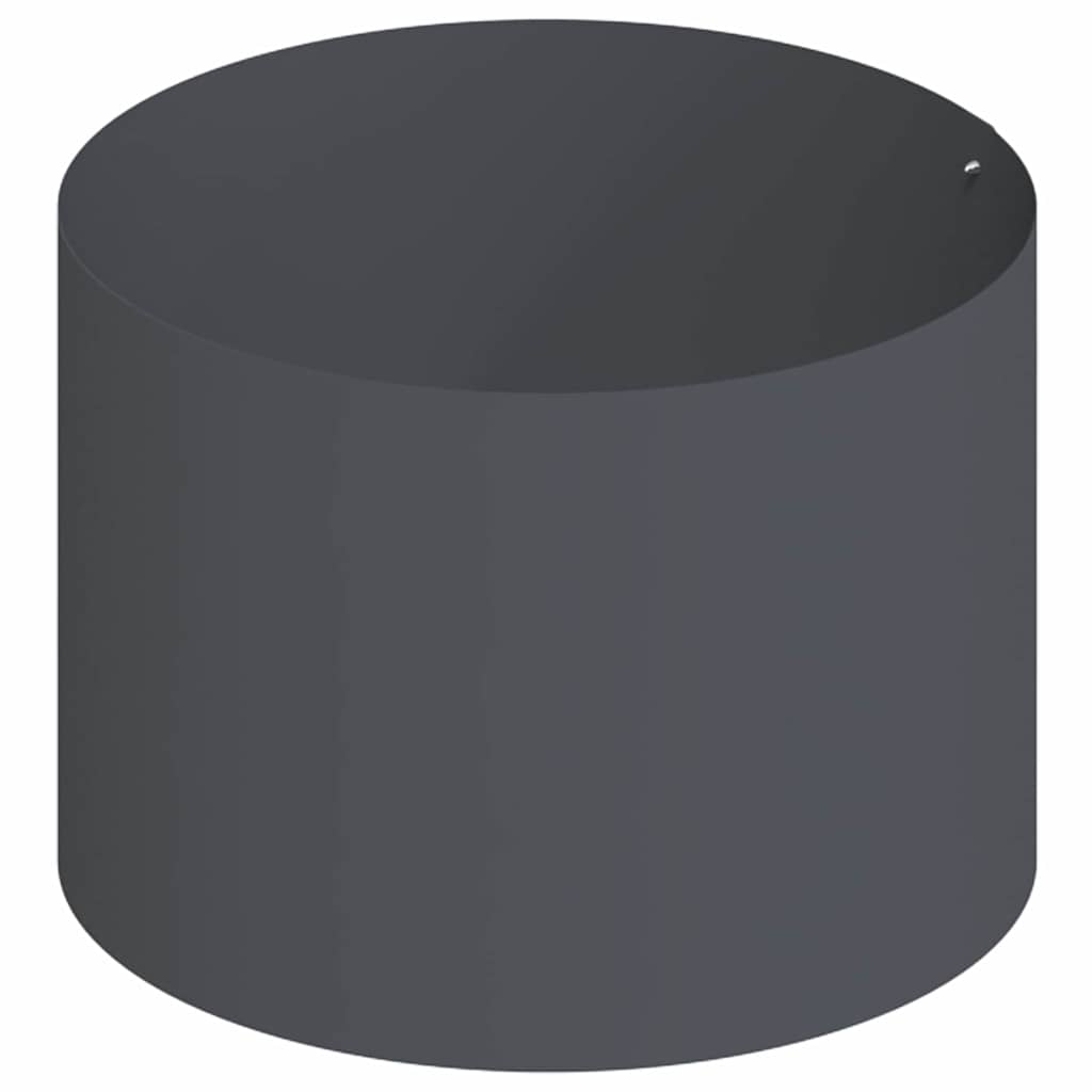 Vaso da giardino Antracite 90 x 90 x 20 cm Acciaio