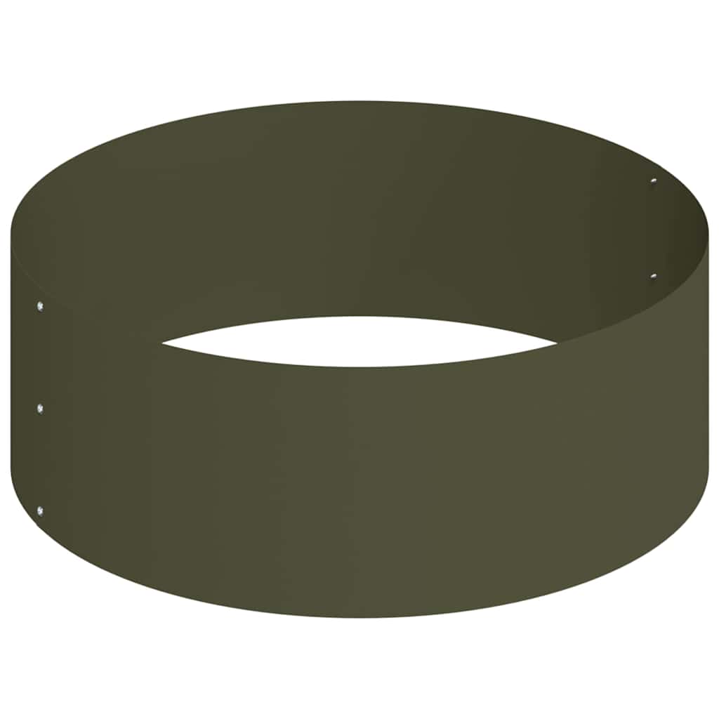 Vaso da giardino Oliver verde 90 x 90 x 20 cm Acciaio