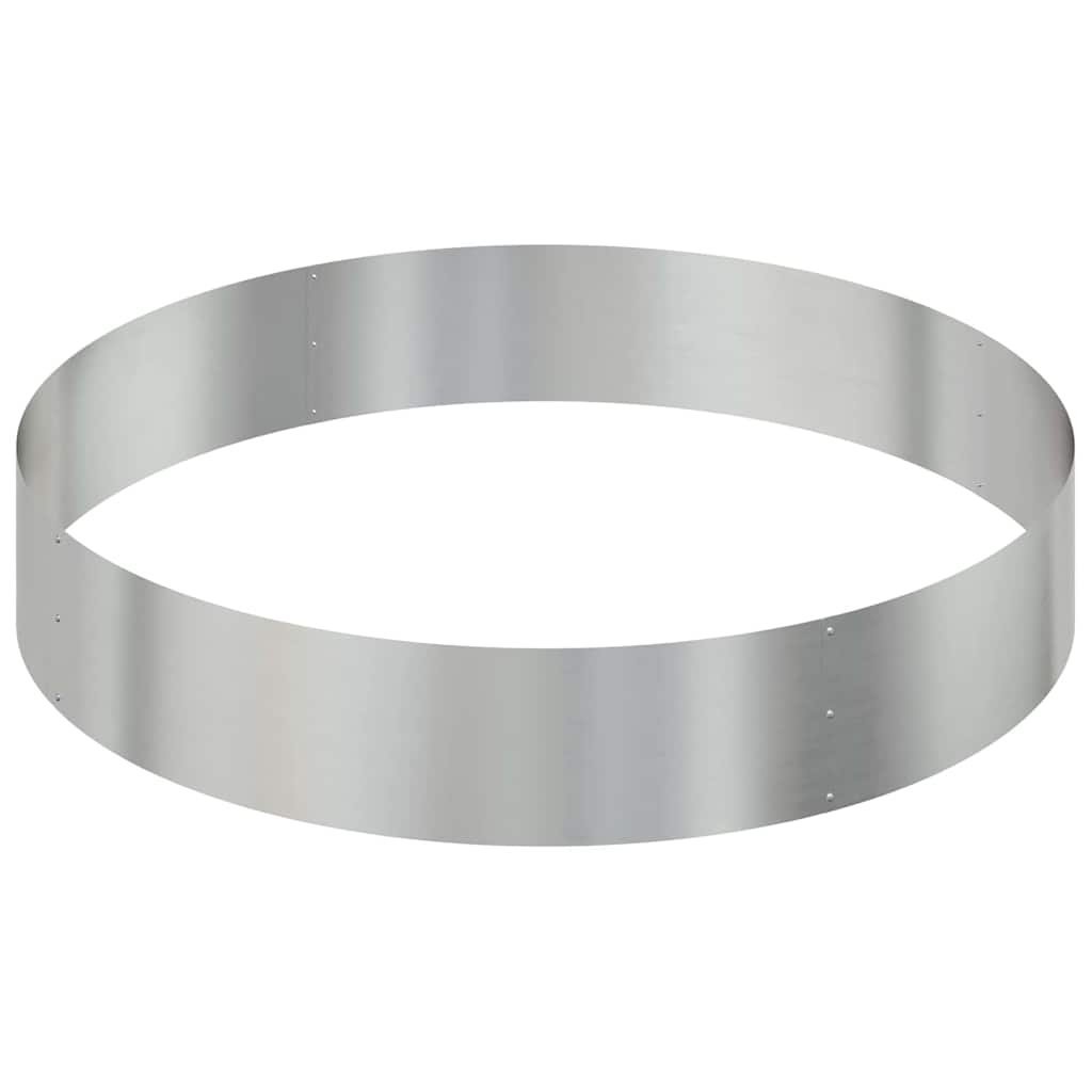 Vaso da giardino Argento 120 x 120 x 20 cm Acciaio zincato