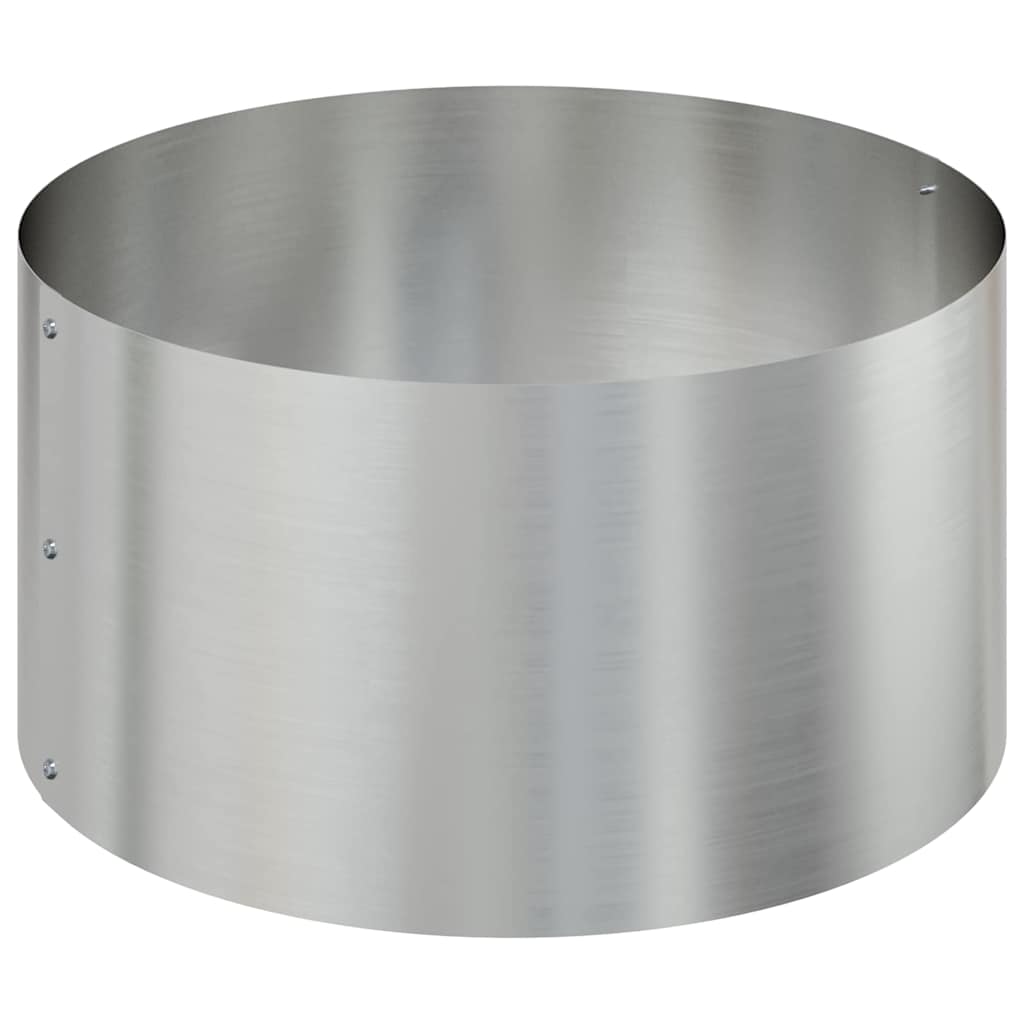 Vaso da giardino Argento 120 x 120 x 20 cm Acciaio zincato