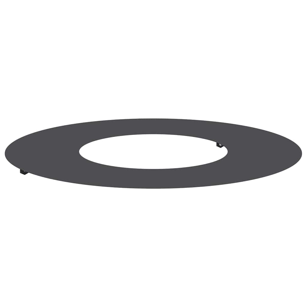 Anello piatto per albero Nero Ø30 / 60 cm Acciaio