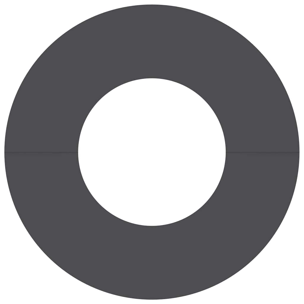 Anello piatto per albero Nero Ø30 / 60 cm Acciaio