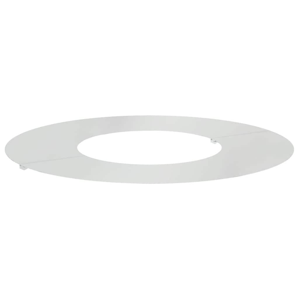 Anello piatto per albero Argento Ø30 / 60 cm Acciaio zincato