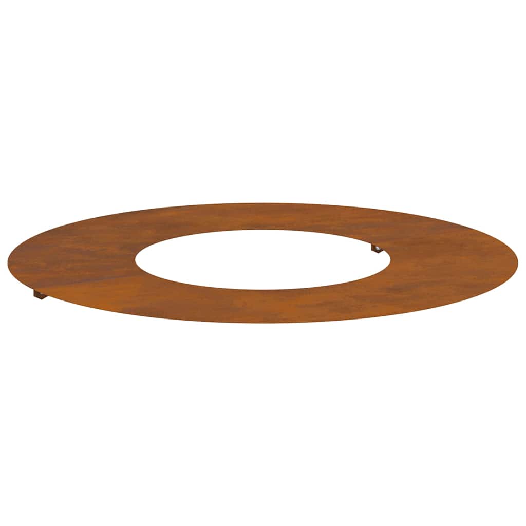 Anello piatto per albero Marrone Ø30 / 60 cm acciaio corten