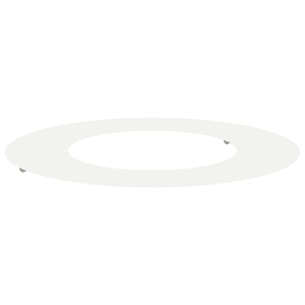 Anello piatto per albero Bianco Ø40 / 70 cm Acciaio