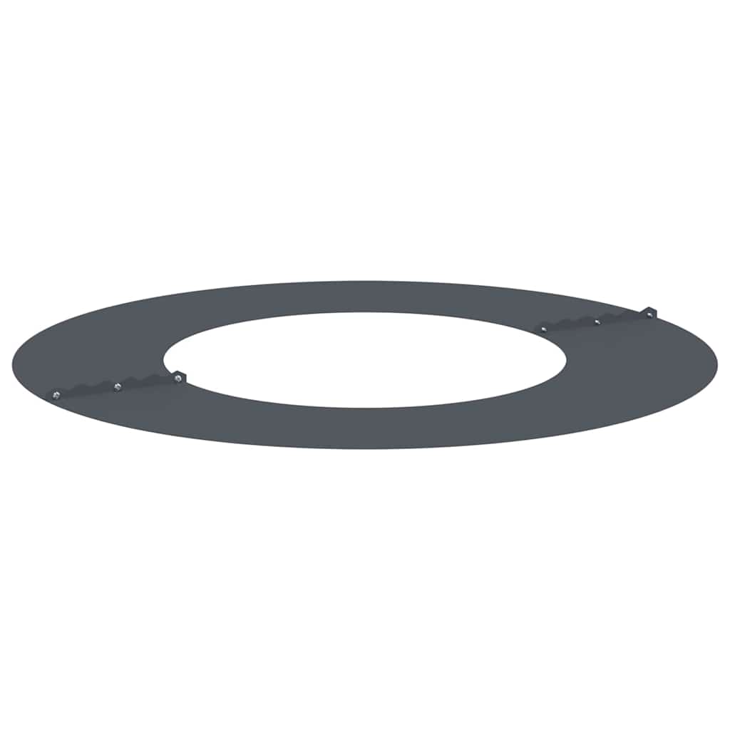 Anelli di Albero Piatto 5 pcs Antracite Ø40 / 70 cm Acciaio