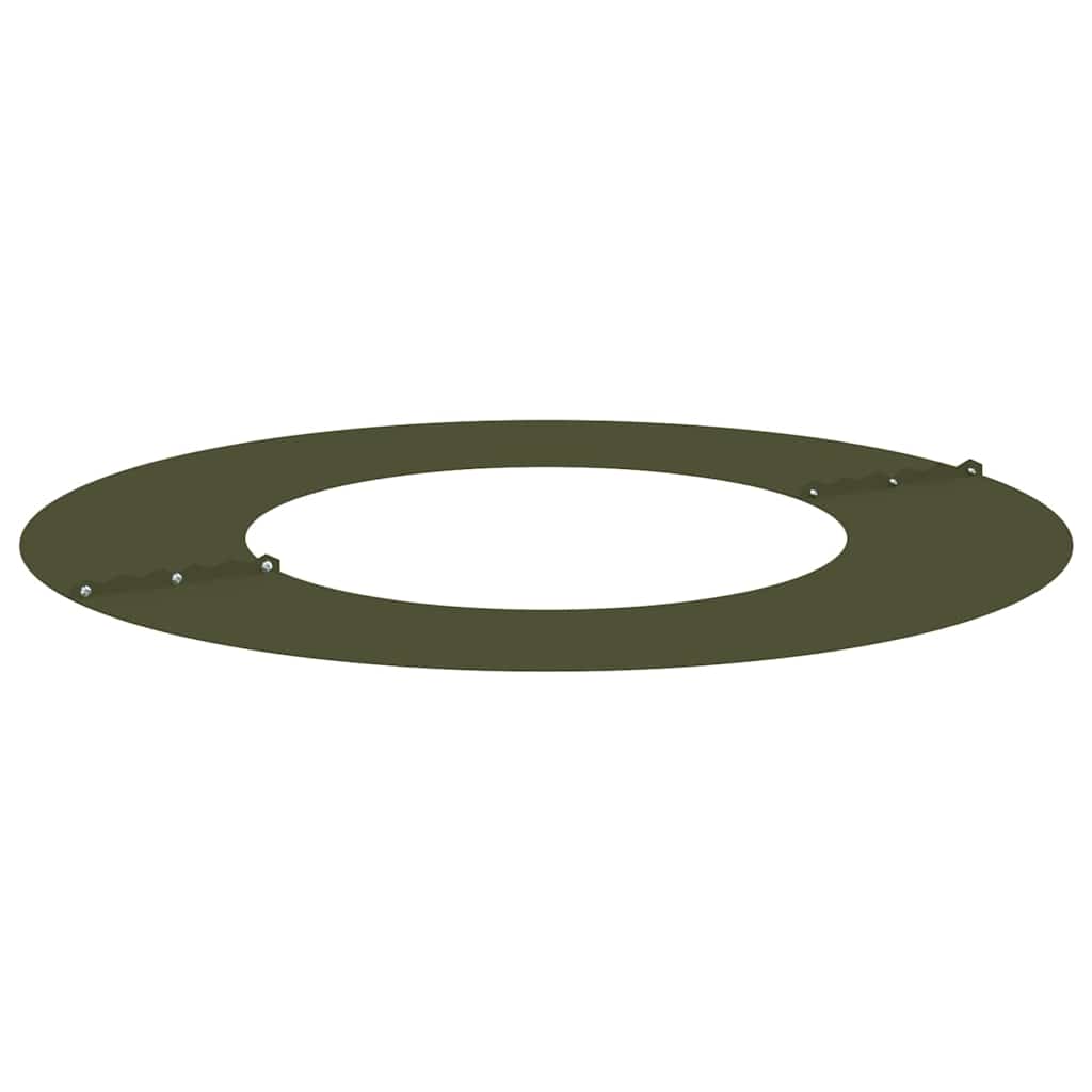 Anelli di Albero Piatto 5 pcs Oliver verde Ø40 / 70 cm Acciaio