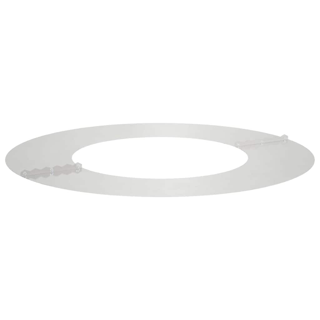 Anello piatto per albero Argento Ø40 / 70 cm Acciaio inossidabile