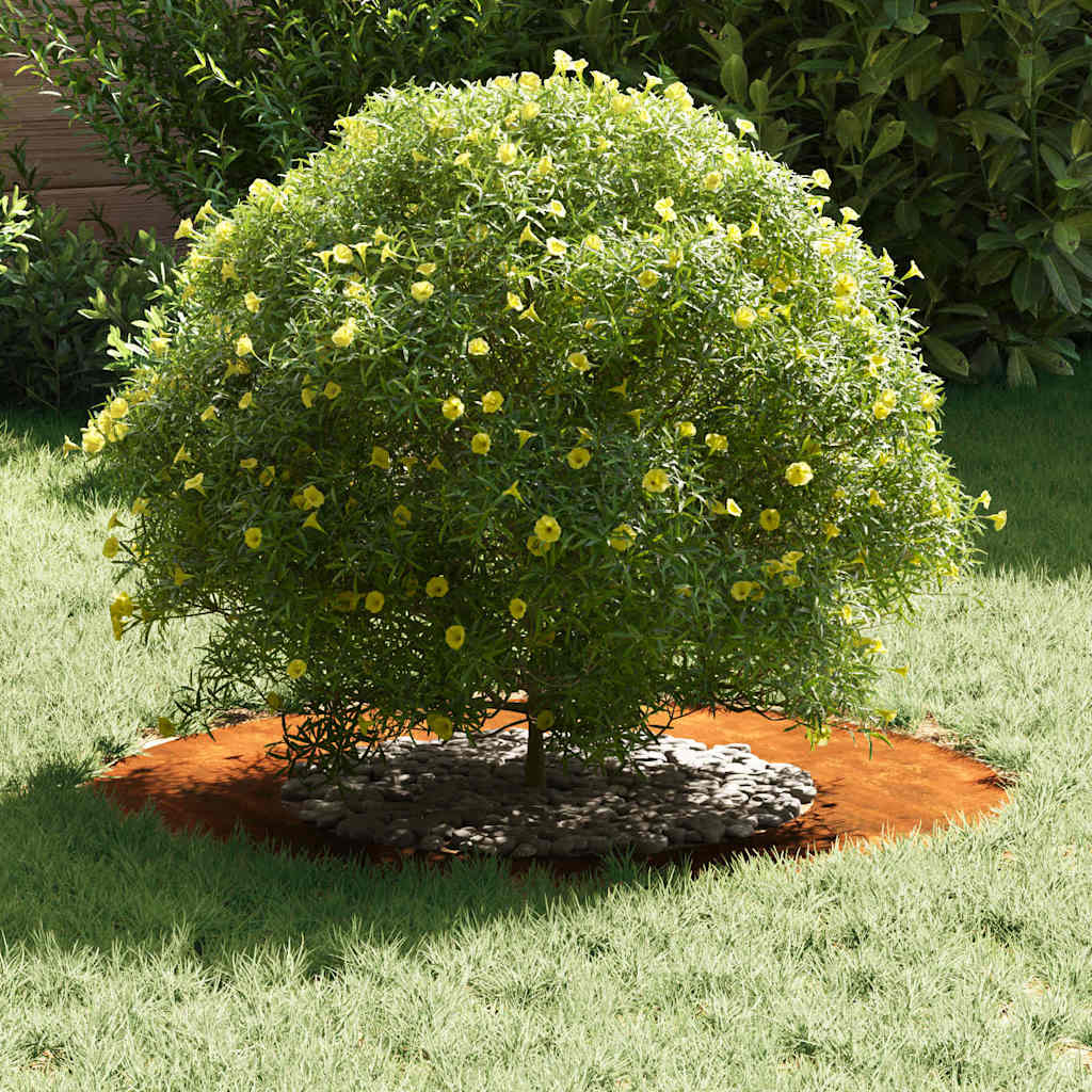 Anello piatto per albero Marrone Ø40 / 70 cm acciaio corten