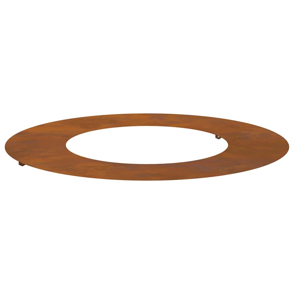 Anello piatto per albero Marrone Ø40 / 70 cm acciaio corten