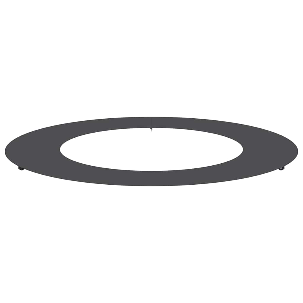 Anello piatto per albero Nero Ø50 / 80 cm Acciaio