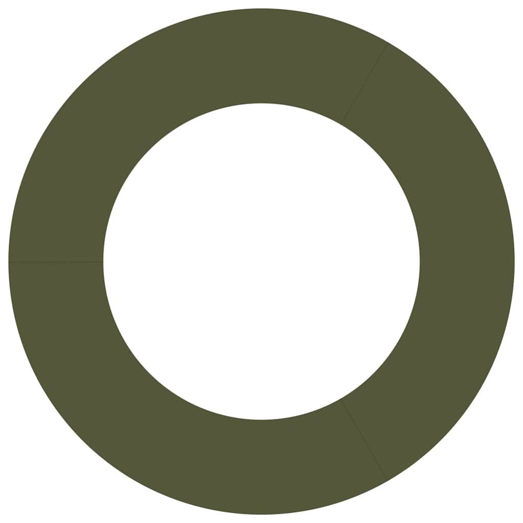 Anello piatto per albero Oliver verde Ø50 / 80 cm Acciaio