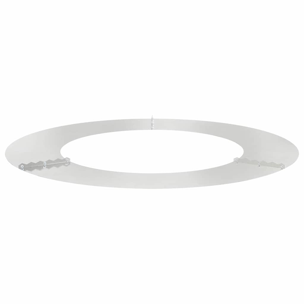 Anello piatto per albero Argento Ø50 / 80 cm Acciaio inossidabile