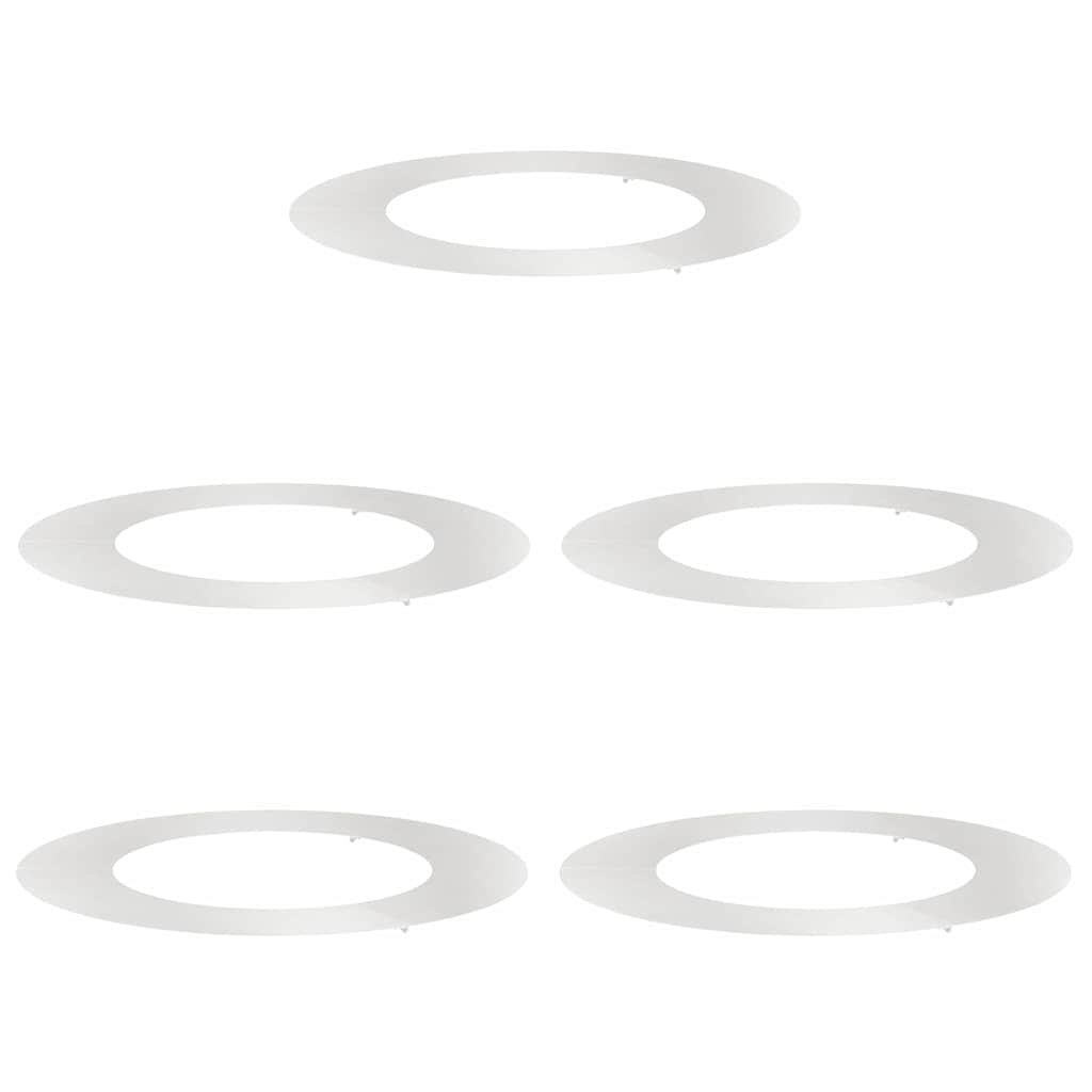 Anelli di Albero Piatto 5 pcs Argento Ø30 / 60 cm