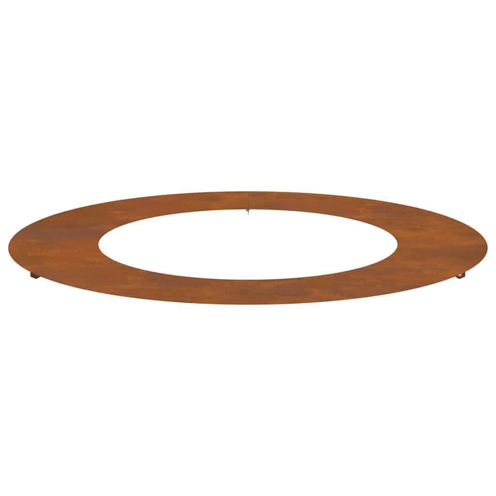 Anello piatto per albero Marrone Ø50 / 80 cm acciaio corten