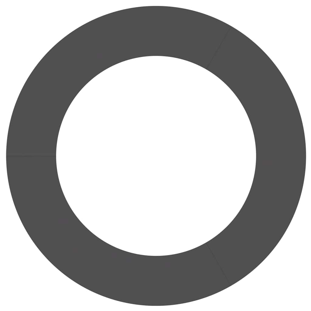 Anello piatto per albero Nero Ø60 / 90 cm Acciaio