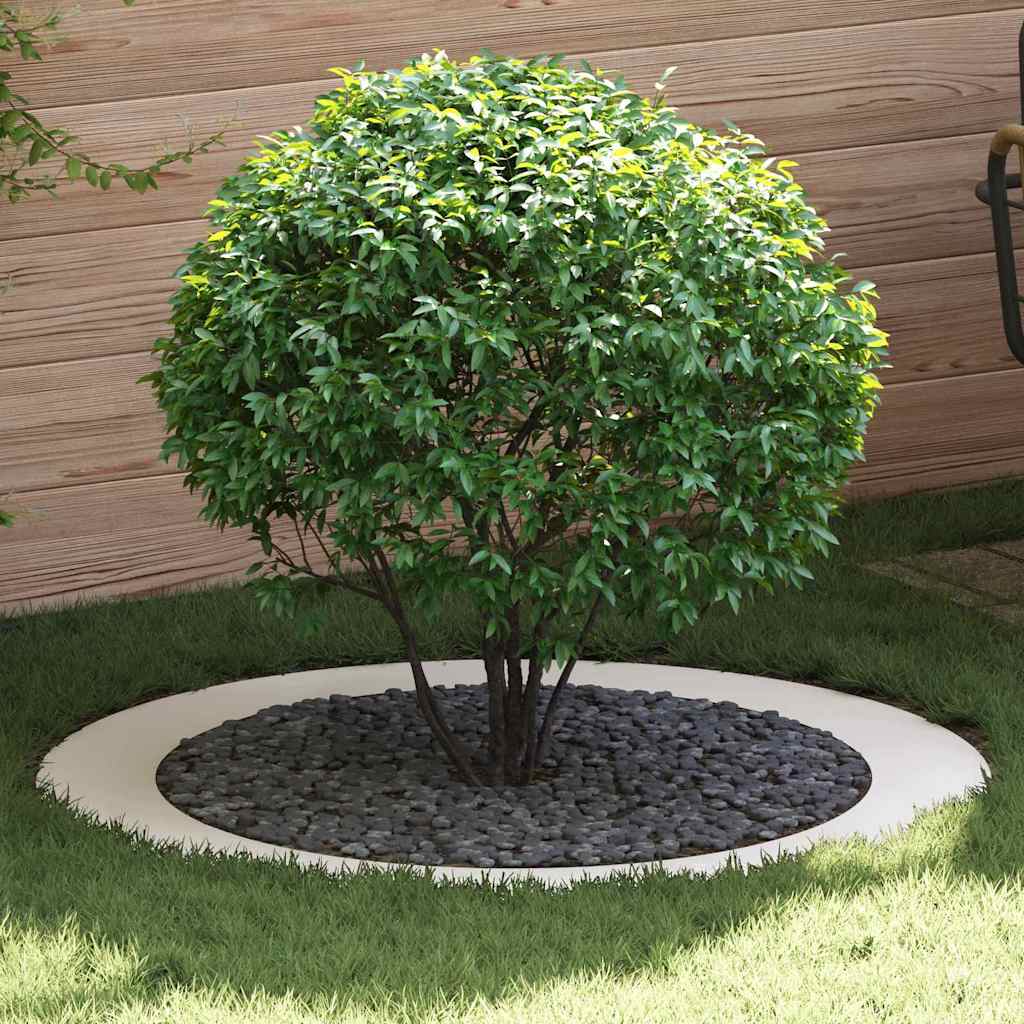 Anello piatto per albero Bianco Ø90 / 120 cm Acciaio