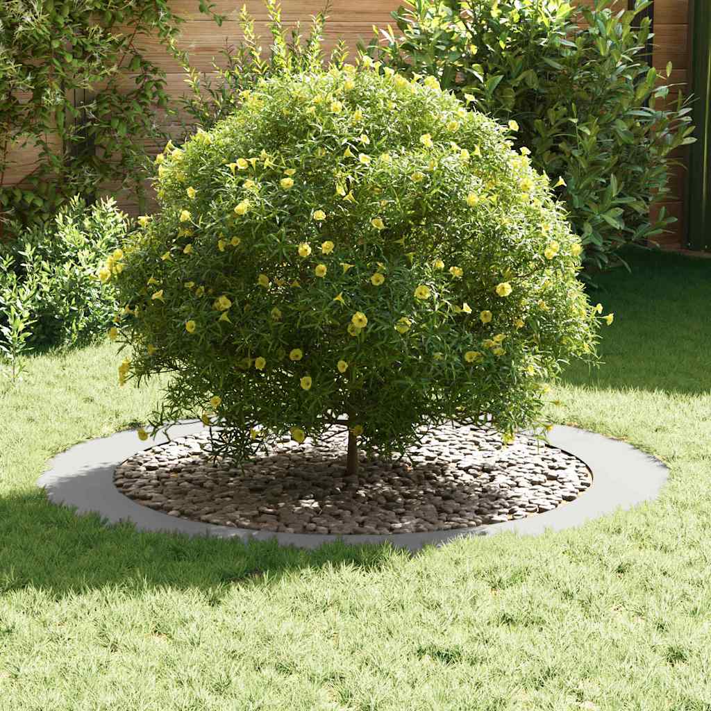 Anello piatto per albero Bianco Ø90 / 120 cm Acciaio
