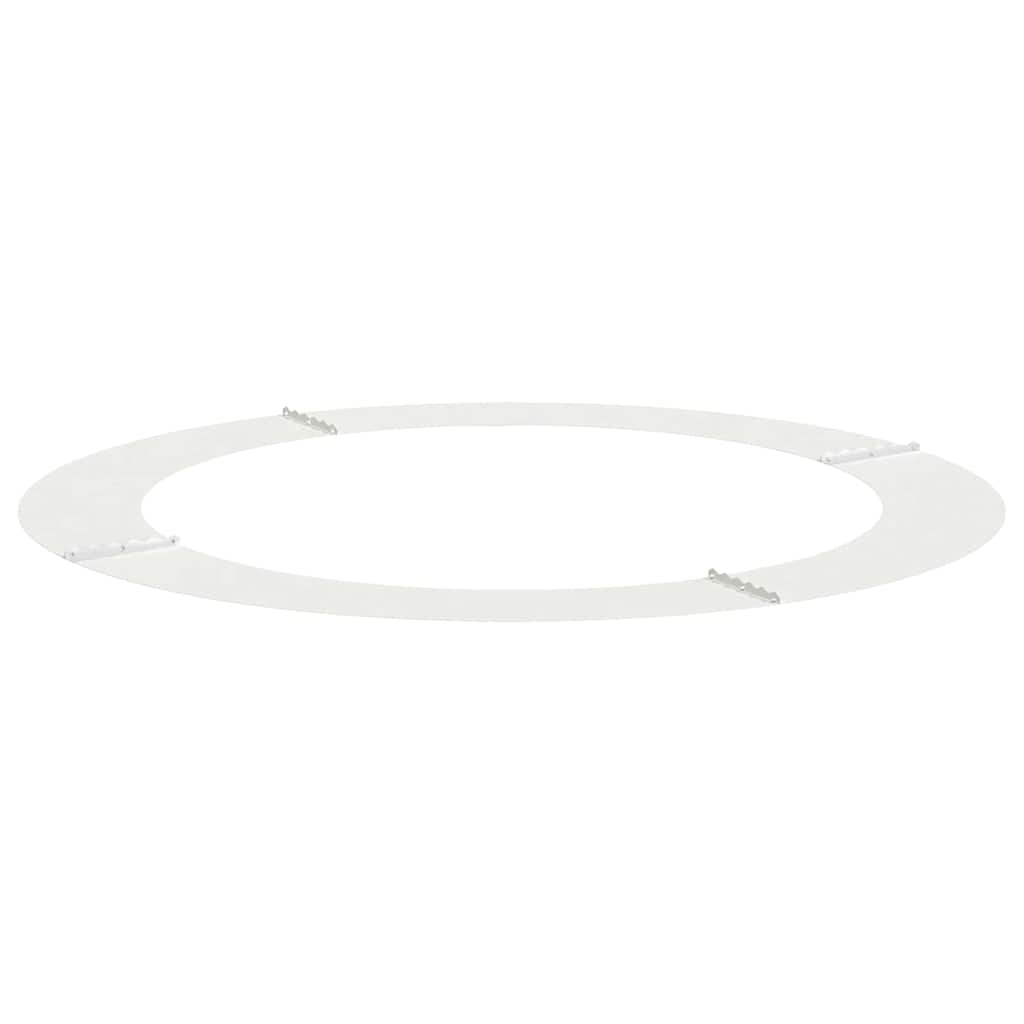 Anello piatto per albero Bianco Ø90 / 120 cm Acciaio
