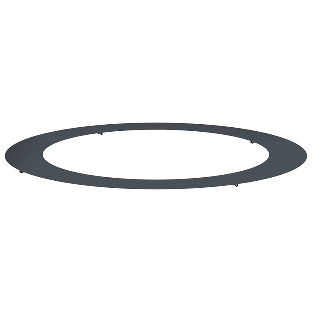 Anello piatto per albero Antracite Ø90 / 120 cm Acciaio