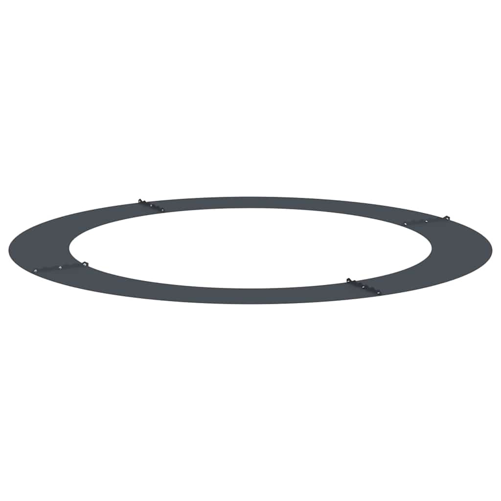 Anello piatto per albero Antracite Ø90 / 120 cm Acciaio