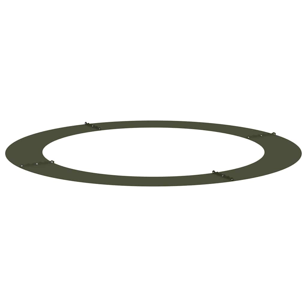 Anelli di Albero Piatto 5 pcs Oliver verde Ø90 / 120 cm Acciaio